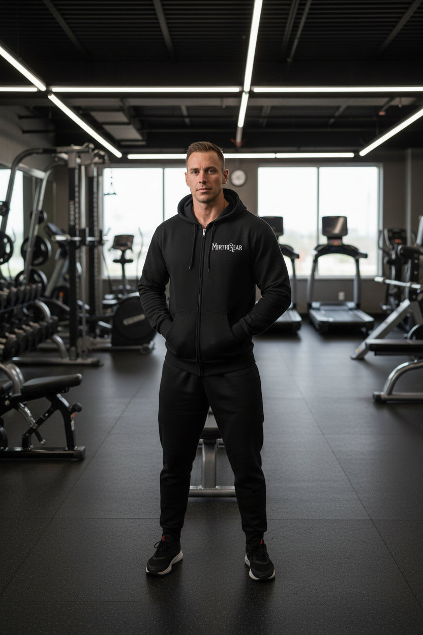 MirthGear Full Zip Hooded Sweatshirt