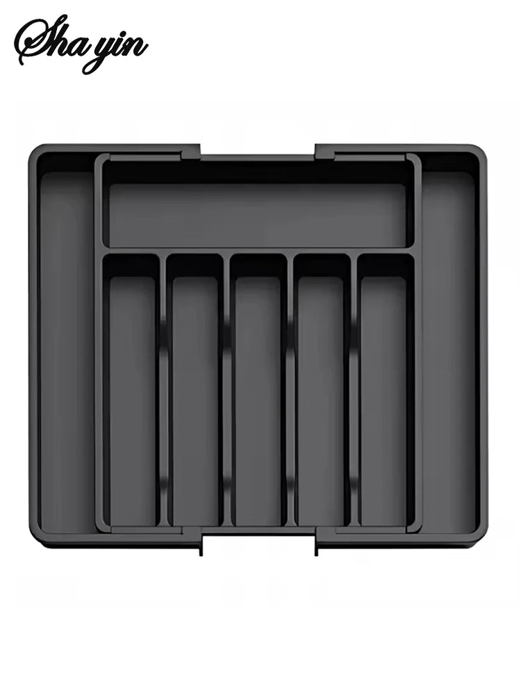 Household Expandable Cutlery Storage Box