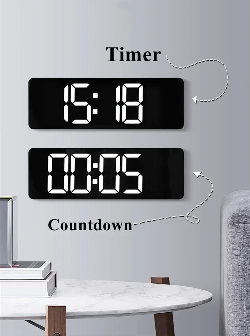 MirthGear 16-Inch LED Digital Wall Clock