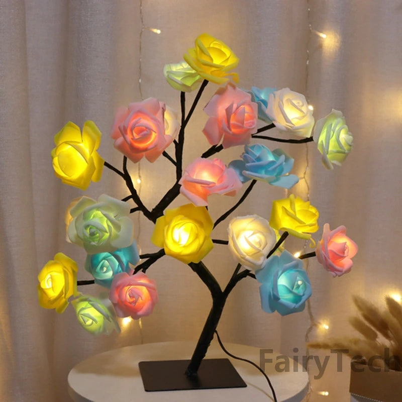 MirthGear LED Rose Flower Table Lamp
