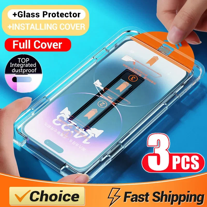 Premium Oleophobic & Dust-Free Screen Protector