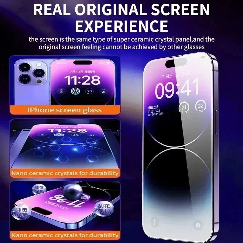 Premium Oleophobic & Dust-Free Screen Protector