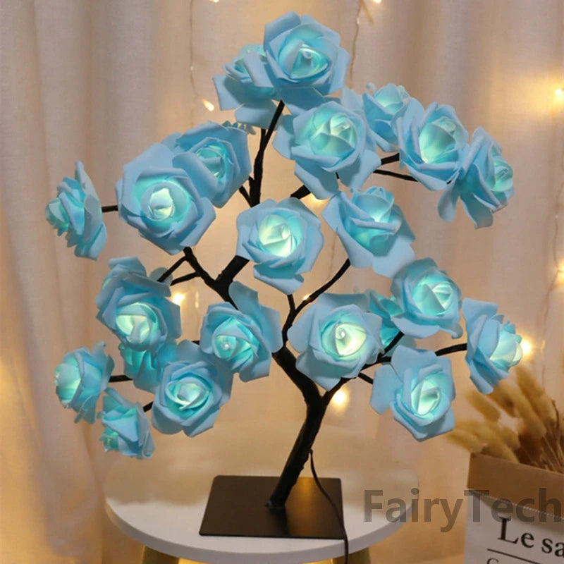 MirthGear LED Rose Flower Table Lamp