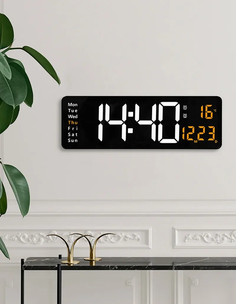 MirthGear 16-Inch LED Digital Wall Clock