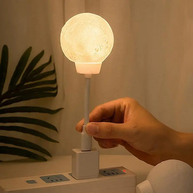 Voice-Controlled Moon Night Light