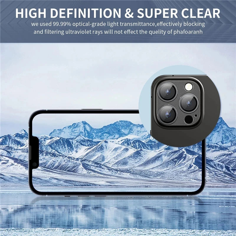 Metal Camera Lens Protector Glass