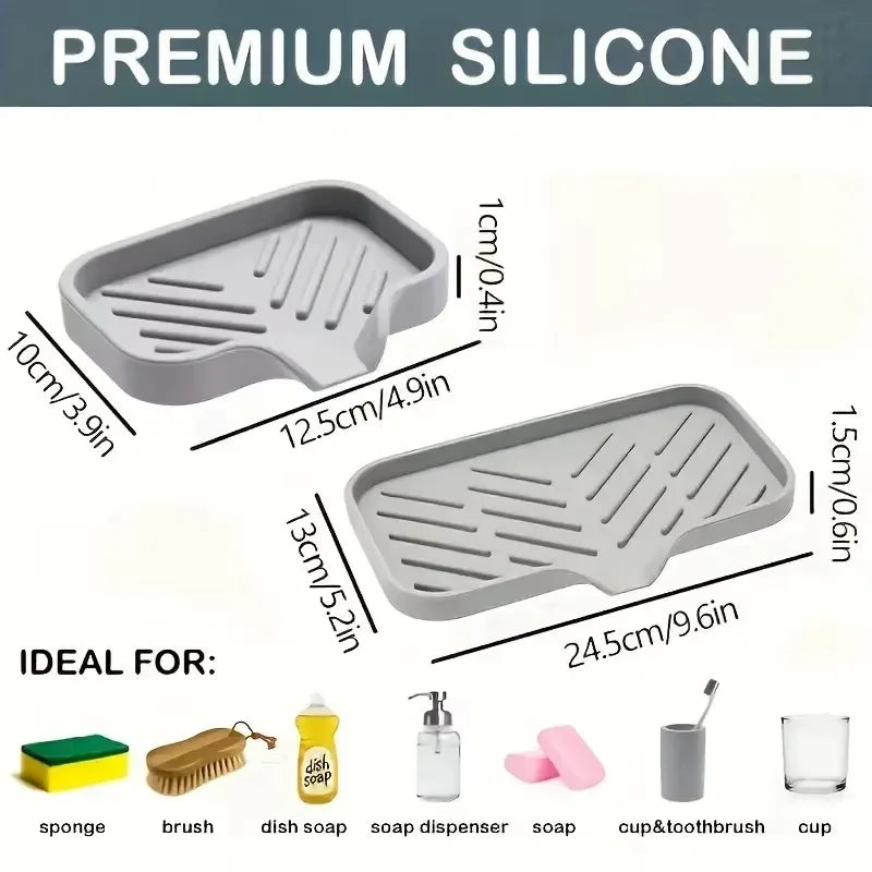 Silicone Sink Faucet Splash Guard Mat