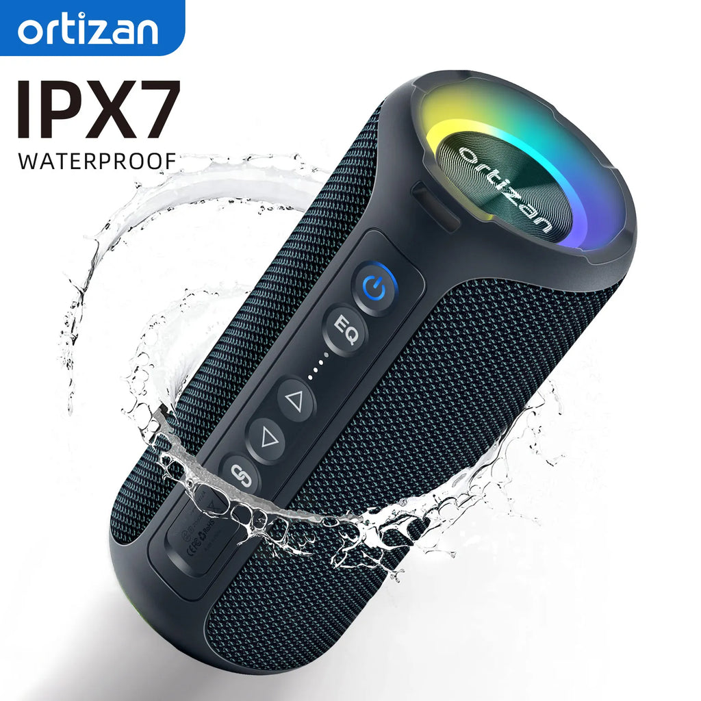 Ortizan Bluetooth Waterproof Shower Speaker