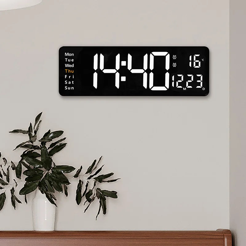 MirthGear 16-Inch LED Digital Wall Clock
