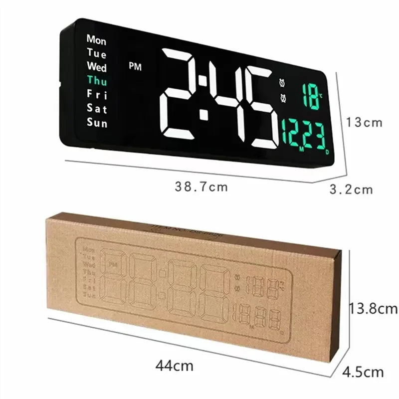 MirthGear 16-Inch LED Digital Wall Clock