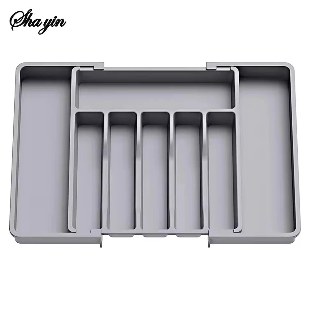 Household Expandable Cutlery Storage Box