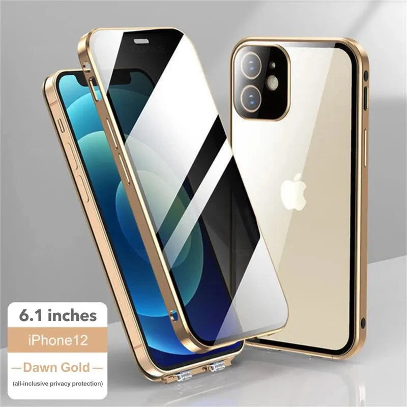 Anti-Spy Privacy Tempered Glass with Len Protection