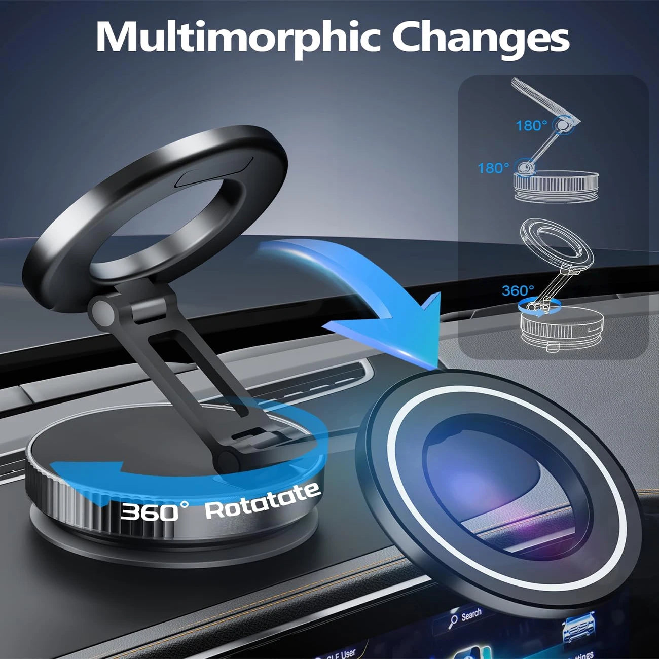 MagSafe 360° Foldable Vacuum Magnetic Phone Holder