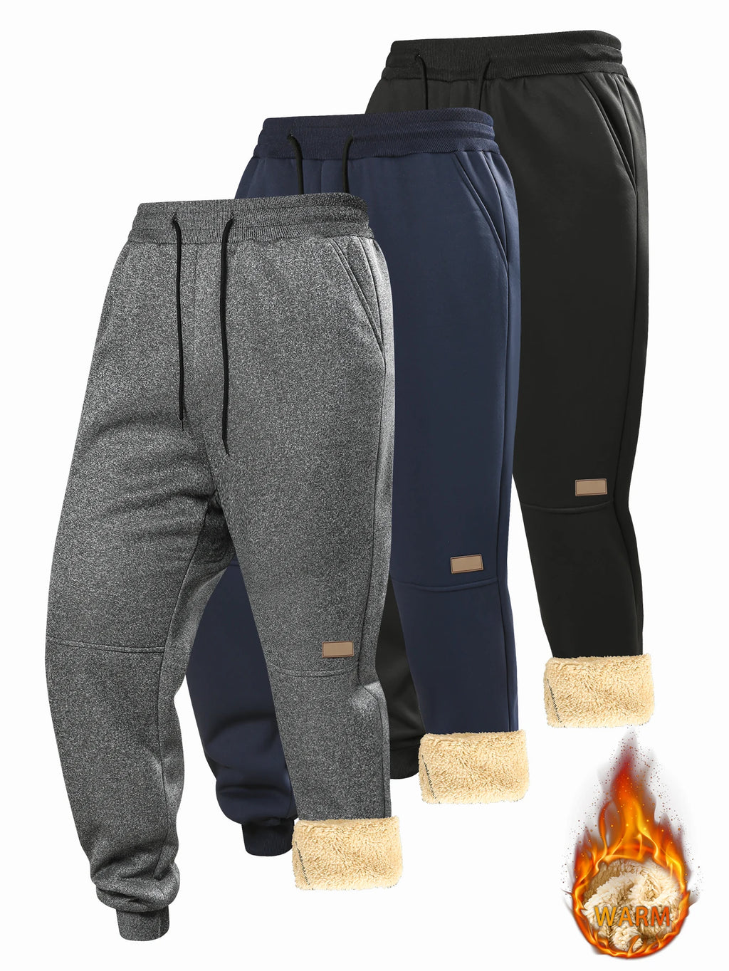 ArcticSoft Men’s Fleece-Lined Winter Sweatpants