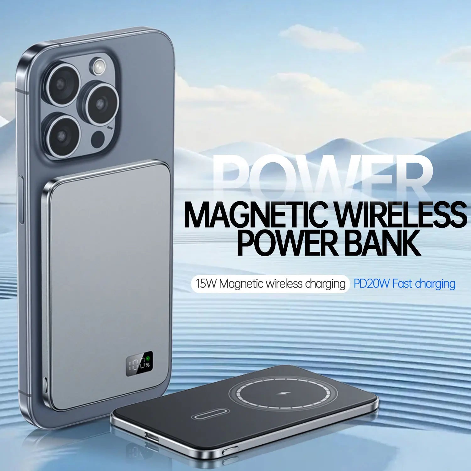 Ultra-Thin Magnetic Power Bank