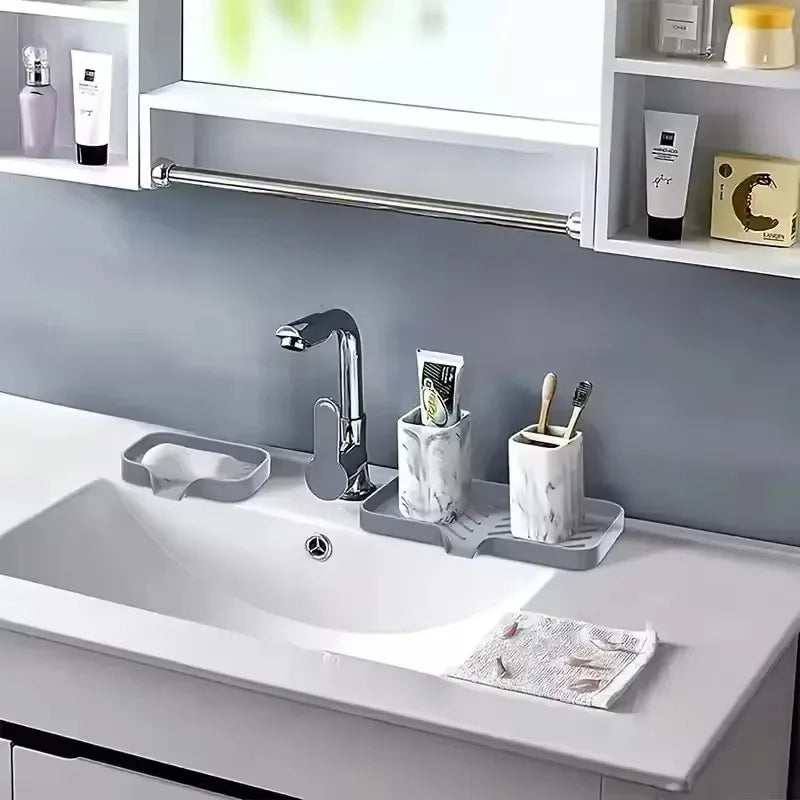 Silicone Sink Faucet Splash Guard Mat