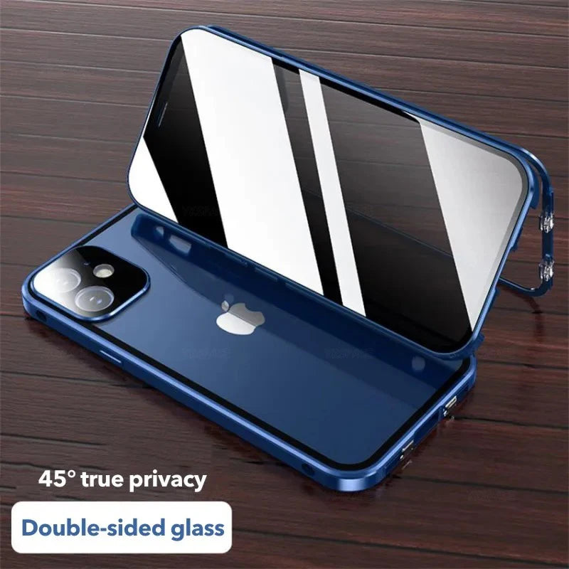 Anti-Spy Privacy Tempered Glass with Len Protection