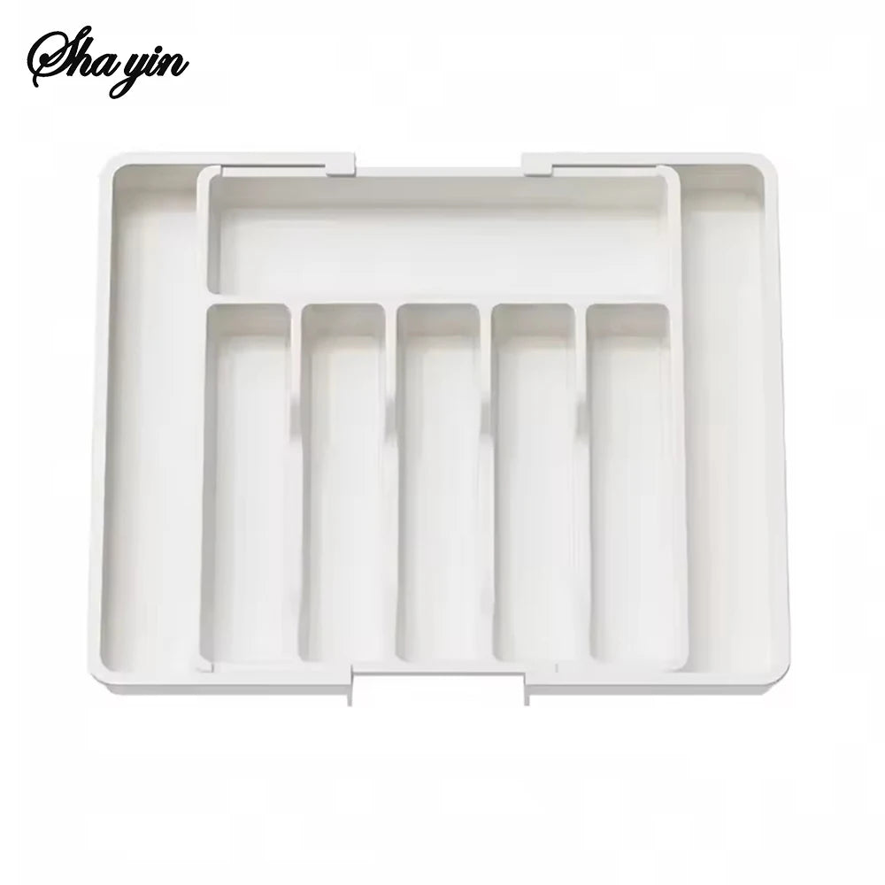 Household Expandable Cutlery Storage Box