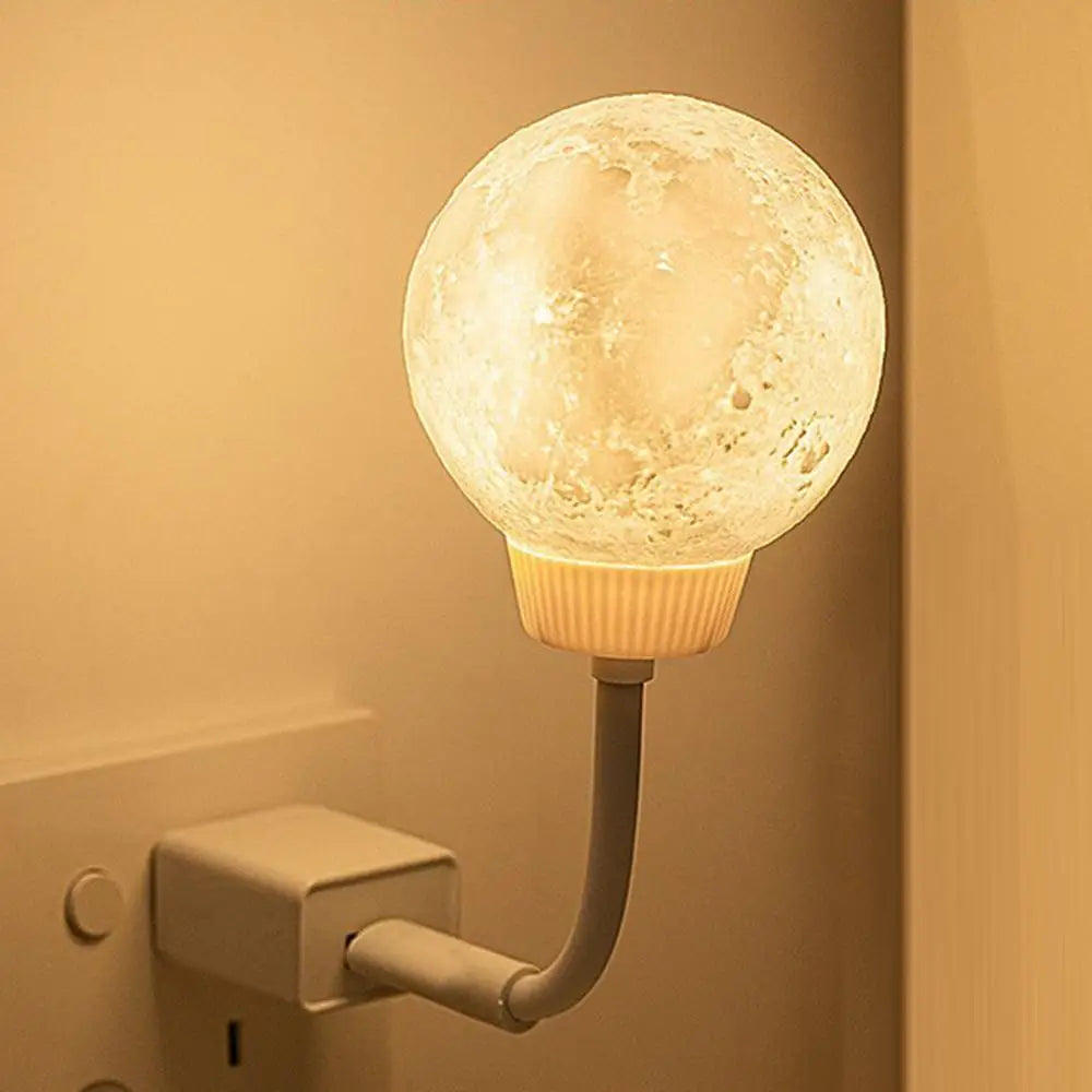Voice-Controlled Moon Night Light