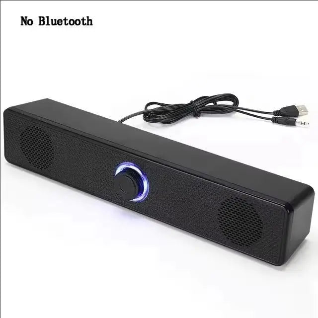 PC Soundbar Wired and  Bluetooth Speaker USB Powered Soundbar for TV Pc Laptop Gaming Home Theater Surround Audio System
