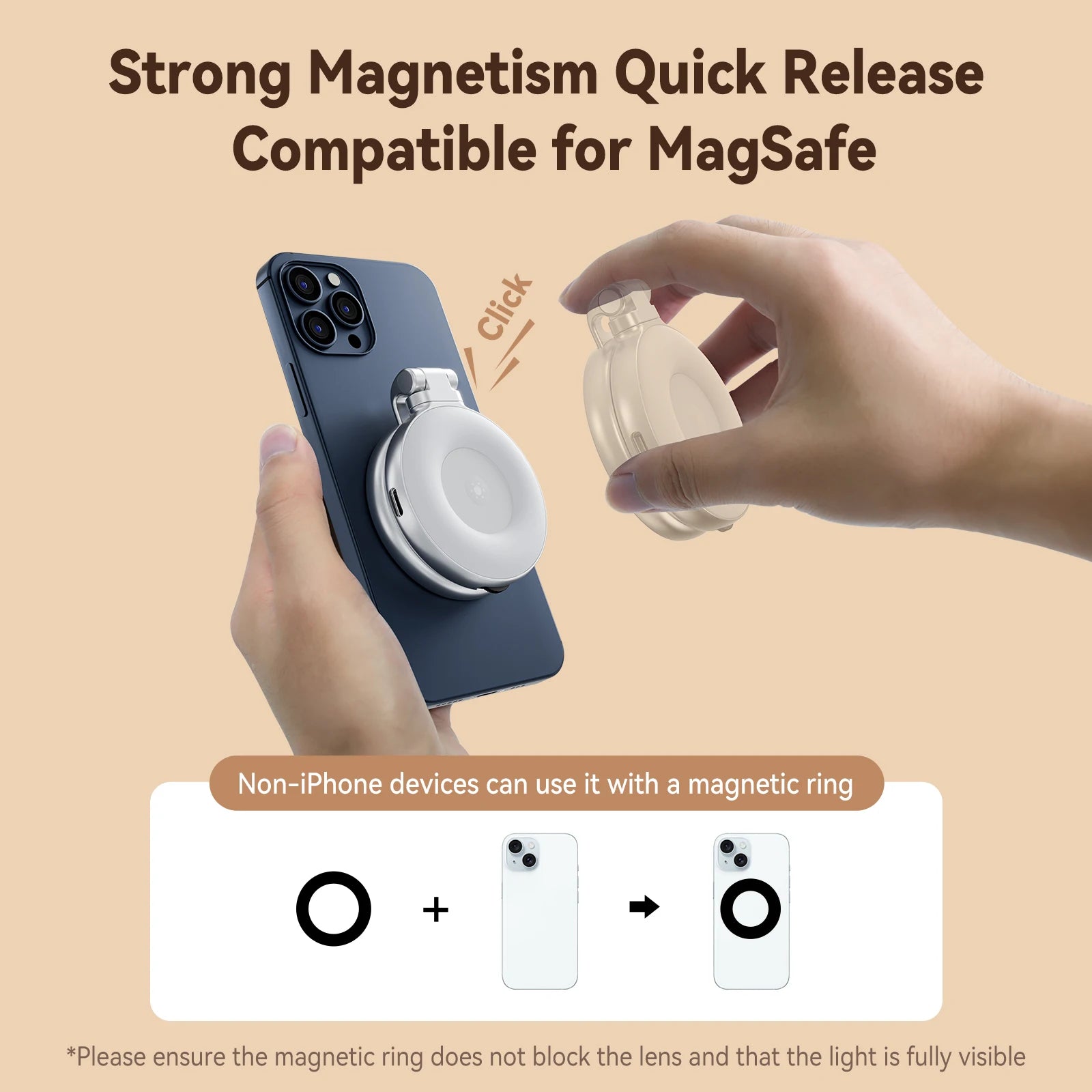 Smartphone Magnetic Mini Selfie Light