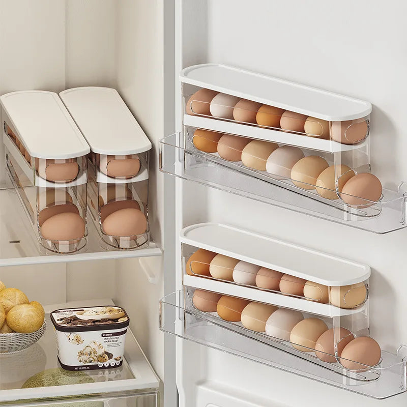 Automatic Rolling Double-layer Egg Dispenser