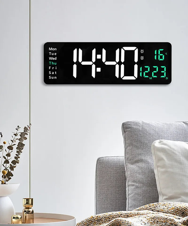 MirthGear 16-Inch LED Digital Wall Clock