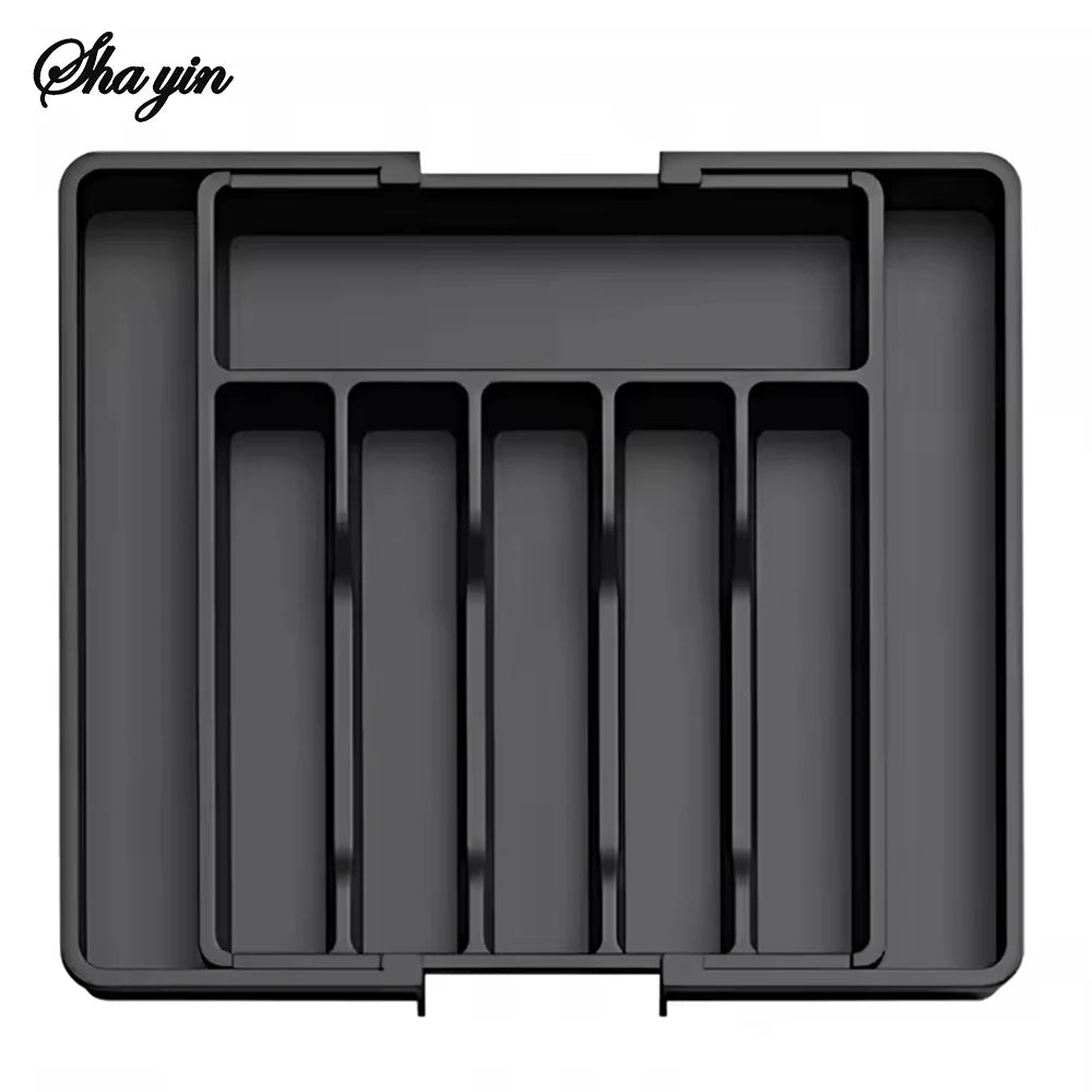Household Expandable Cutlery Storage Box