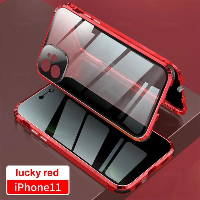Anti-Spy Privacy Tempered Glass with Len Protection