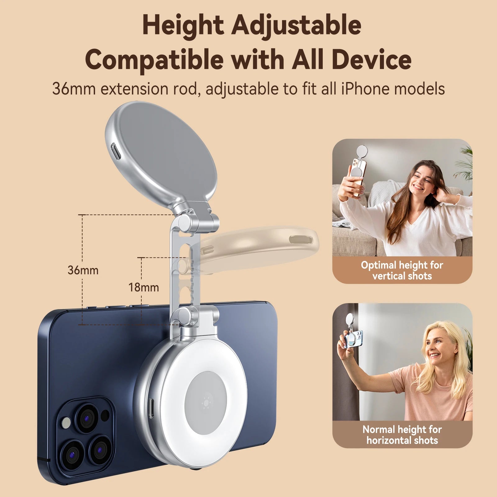 Smartphone Magnetic Mini Selfie Light