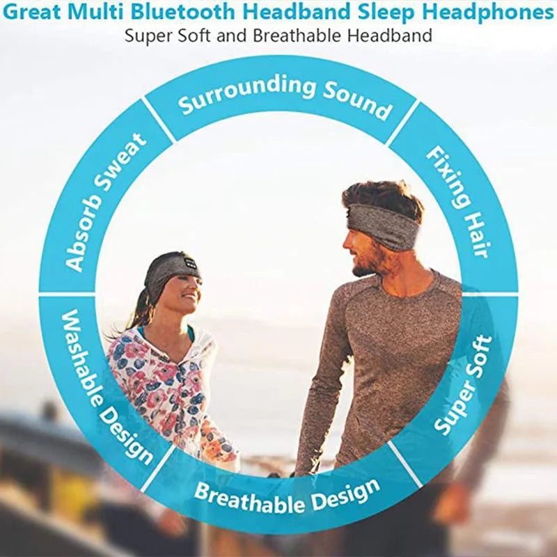 Wireless Bluetooth Sleeping Band Headphones