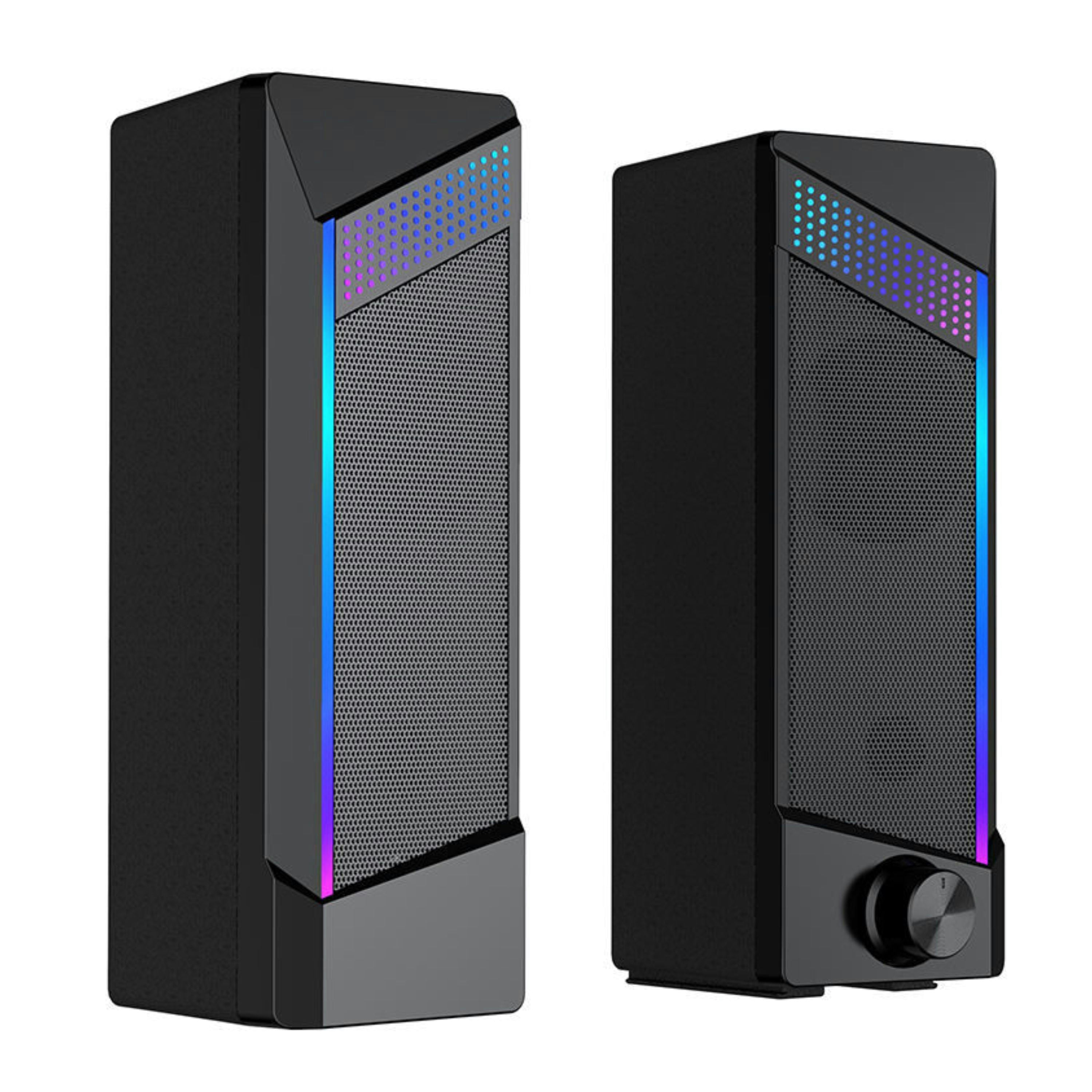 RGB USB Gaming Soundbar – 6W ABS Speaker for PC/Computer